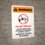 Warning: Do Not Unplug Refrigerator/Freezer - Vaccine in Storage Portrait - Wall Sign