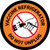 Vaccine Referigerator - Do Not Unplug Orange Circular - Floor Sign