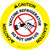 Caution: Vaccine Referigerator - Do Not Unplug Circular - Floor Sign