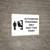 Authorized Personnel Only Past This Point with Black Icon Landscape - Wall Sign