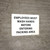 Employees Must Wash Hands Before Entering Packing Area Landscape - Wall Sign