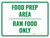 Food Prep Area Raw Food Only Landscape - Wall Sign