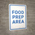 Food Prep Area Portrait - Wall Sign