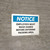 Notice: Employees Must Wash Hands Before Entering Packing Area Landscape - Wall Sign