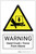 Warning: Hand Crush / Force From Above Hazard - Label