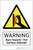 Warning: Burn Hazard / Hot Surface Sidewall Hazard - Label