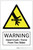 Warning: Hand Crush / Force From Two Sides Hazard - Label