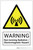 Warning: Non-Ionizing Radiation / Electromagnetic Hazard - Label
