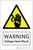Warning: Voltage Hand Shock Hazard - Label
