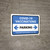 Covid-19 Vaccinations: Parking Bidirectional Arrow Landscape - Wall Sign