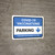 Covid-19 Vaccinations: Parking Down Arrow Landscape - Wall Sign
