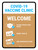 Covid-19 Vaccine Clinic: Welcome Portrait - Wall Sign