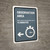 Observation Area: Please Remain In Observation Area: Left Arrow Portrait - Wall Sign