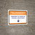 Covid-19 Vaccination Center: Proceed To Check In Down Arrow Bilingual Spanish Landscape - Wall Sign