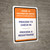 Covid-19 Vaccination Center: Proceed To Check In Bilingual Portrait - Wall Sign