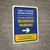 Covid-19 Vaccine Center Entrance - Reserved Parking Right Arrow V2 Bilingual Spanish Portrait - Wall Sign