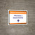 Covid-19 Vaccination Center Proceed To Check In Up Arrow Spanish Landscape - Wall Sign