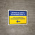 Covid-19 Vaccine Center: Entrance Reserved Parking Left Arrow V2 Spanish Landscape - Wall Sign