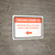 Covid-19 Vaccine Please Follow The Arrows For The Registration Line Left Arrow Spanish Landscape - Wall Sign