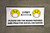 Please Use Masks Provided Social Distancing 3ft with Emojis White - Banner