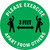 Please Exercise 3Ft Apart From Others With Icons Green - Circular - Floor Sign