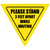 Please Stand 3 Feet Apart While Waiting Yield