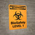 Hazard: BioSafety Level 1 - Wall Sign