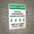 Safety First: Social Distancing Rules In Place 3ft Portrait - Wall Sign