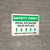 Safety First: Social Distancing Rules In Place 3ft Landscape - Wall Sign