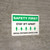 Safety First: Stay 3Ft Apart - Social Distancing Saves Lives Landscape - Wall Sign