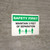 Safety First: Maintain 3 Feet of Separation with Icon Landscape - Wall Sign