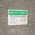 Safety First: Social Distancing Measures 3ft Distance Landscape - Wall Sign