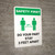 Safety First: Do Your Part Stay 3 Feet Apart with Icon Portrait - Wall Sign