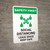 Safety First: Social Distancing Leave Space Keep Safe with 3ft Icon Portrait - Wall Sign