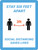 Stay 3Ft Aparts Social Distance Saves Lives - Wall Sign