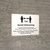 Social Distancing 1m One Customer At A Time with Icon v2 Landscape - Wall Sign