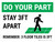 Do Your Part: Stay 3Ft Apart Floor Tiles Landscape - Wall Sign