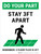 Do Your Part: Stay 3Ft Apart Floor Tiles Portrait - Wall Sign