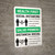 Health First: Social Distancing Biligual 3ft Portrait - Wall Sign