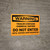 Hazard: Trailer Contains Chemical Vapors Do Not Enter - Wall Sign
