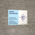 Social Distancing Please Stay 3Ft Apart Blue Landscape - Wall Sign