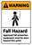 Warning: Approved Fall Protection Equipment Must Be Worn ANSI - Wall Sign