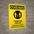 Caution: Work Together Keep 3ft Spanish with Icon Portrait - Wall Sign