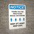 Notice: Thank You For Social Distancing - Keep 3ft Apart Portrait - Wall Sign