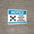 Notice: Please Maintain Social Distancing in Waiting Room 3ft Landscape - Wall Sign