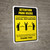 Attention: Park Users Remember Social Distancing with 3ft Icon Portrait - Wall Sign