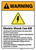 Warning: Electric Shock Can Kill ANSI - Wall Sign