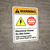 Warning: Electrical Closet Do Not Enter High Voltage ANSI - Wall Sign