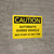 Caution: Automatic Guided Vehicle May Start At Any Time Landscape - Wall Sign