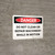 Danger: Do Not Clean Or Repair Machinery While In Motion Landscape - Wall Sign